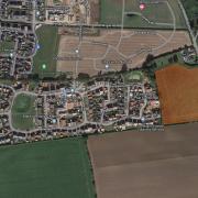 The proposed development site in Swaffham