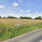 The proposed development site in Swaffham