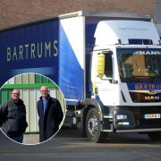 Suffolk freight firm Bartrums, based in Eye, and electrical cable distributor Goldwing Cable, in Beccles, are celebrating 20 years of working together which has seen deliveries double in the last decade