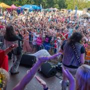 Tragedy performing at RFestival 24 in Reepham