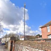 The 3G mast in Star Lane, Thetford, has been refused retrospective planning permission