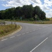 A motorcyclist has died after a crash near Beccles