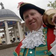 Edwin Godden during his days as town crier in Swaffham