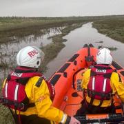 HM Coastguard and RNLI Hunstanton were involved in the rescue