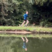 Mark Armstrong in action at Brandon parkrun