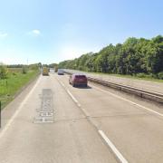 A section of the A11 has been closed