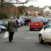 The Cherry Tree car park in Dereham where car parking fees could be introduced