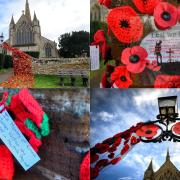 Thousands of poppies on displat at St Mary's Church, at Snettisham