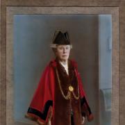 Ethel Leach when she was the first female mayor of Great Yarmouth a century ago