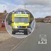 Earl Close in Dersingham was blocked following a crash