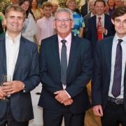 Clive celebrated his 50th anniversary with Arnolds Keys and has managed its Sheringham office since 1980. From left to right: Guy Gowing, Clive Hedges and Nick Williams