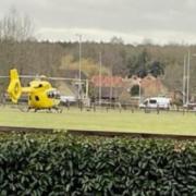 Two air ambulances attended the fatal crash on the A143 in February 2023