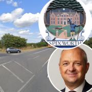 A junction in Spixworth may be set for transformation now that Jerome Mayhew MP and the county council are involved