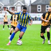 Gold Omotayo scored a late consolation for King's Lynn Town at Chorley