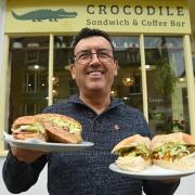 Stuart Malkovich, the new owner of Crocodile Sandwich and Coffee Bar in Norwich