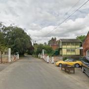 Station Road in Yaxham, near Dereham