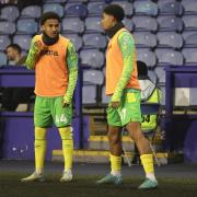 Elliot Myles and Lucien Mahovo formed part of Norwich City’s match day squad at Sheffield Wednesday.