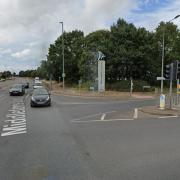 The Middletons Lane junction is blocked following the crash