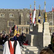 The wreath laying ceremony at the War Memorial in Norwich city centre for Remembrance Sunday on November 10.