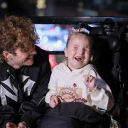 Tom Grennan and Emily Mullen at the switch on of this year’s Oxford Street Christmas lights in London, in partnership with Great Ormond Street Hospital Charity (GOSH Charity). Photo credit: David Parry/PA Media Assignments