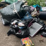 Fly-tipped waste in Great Yarmouth