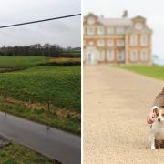 Raynham Estate, owned by Lord Charles Townshend (R), hoped to erect a barbed wire fence at Shereford Common