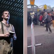 Max Bowden visited Norwich Market while touring with Birdsong