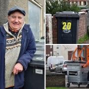 People living in an area blighted by fly-tipping have been educated on how to use bins 'correctly'