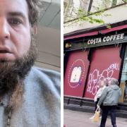 Daniel Askew denies sexual assault in Costa coffee in Norwich