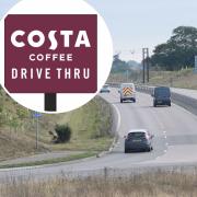 The final pieces are falling into place for the Costa Coffee drive-through on the NDR