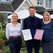 The management team at The White Horse: Rosie Bickell, Rob Williamson and Kinga Niedziela (l-r)