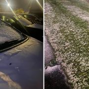 Norfolk has seen the first snow of winter. These pictures were taken early on Tuesday in Dereham.