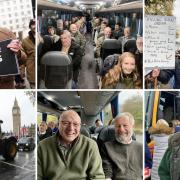 Norfolk farmers travelled from Bradenham to London to protest against 