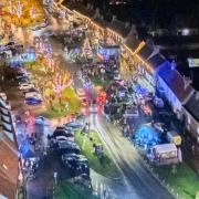 Burnham Market revealed its new lights during the weekend