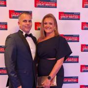 Rusty Krab owners Joe and Lisa Melton at The Great British Entrepreneur Awards