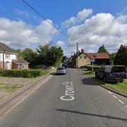 Emergency services were called to a crash in Banham