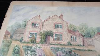 A mysterious painting found in North Walsham has sparked a county-wide search for the house it depicts