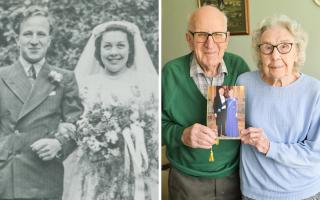 Eddie and Molly Grout have celebrated their 73rd wedding anniversary - Picture: Sonya Duncan