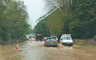 The A47 west of Norwich has repeatedly shut due to flooding