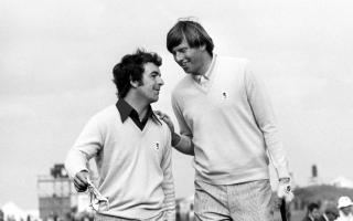 Peter Oosterhuis (right), who played in six Ryder Cups, has died at the age of 75 (PA Archive)