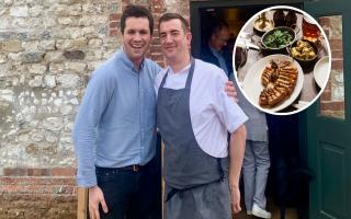 L-R White Horse general manager Will Pryke and head chef Ian Daw