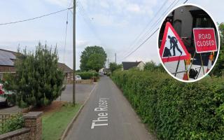 The Rosary and Long Lane are closed until further notice due to two burst water mains