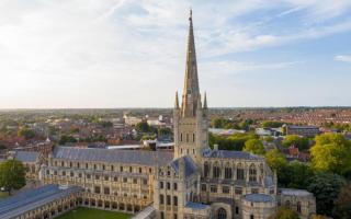 A large fire service presence was expected at the Cathedral for a training exercise