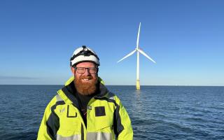 Dale Symonds, shift leader and engineer at Equinor’s Sheringham Shoal Offshore Wind Farm