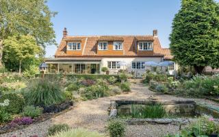 The property in Briston, near Holt, is for sale at offers in excess of £800,000